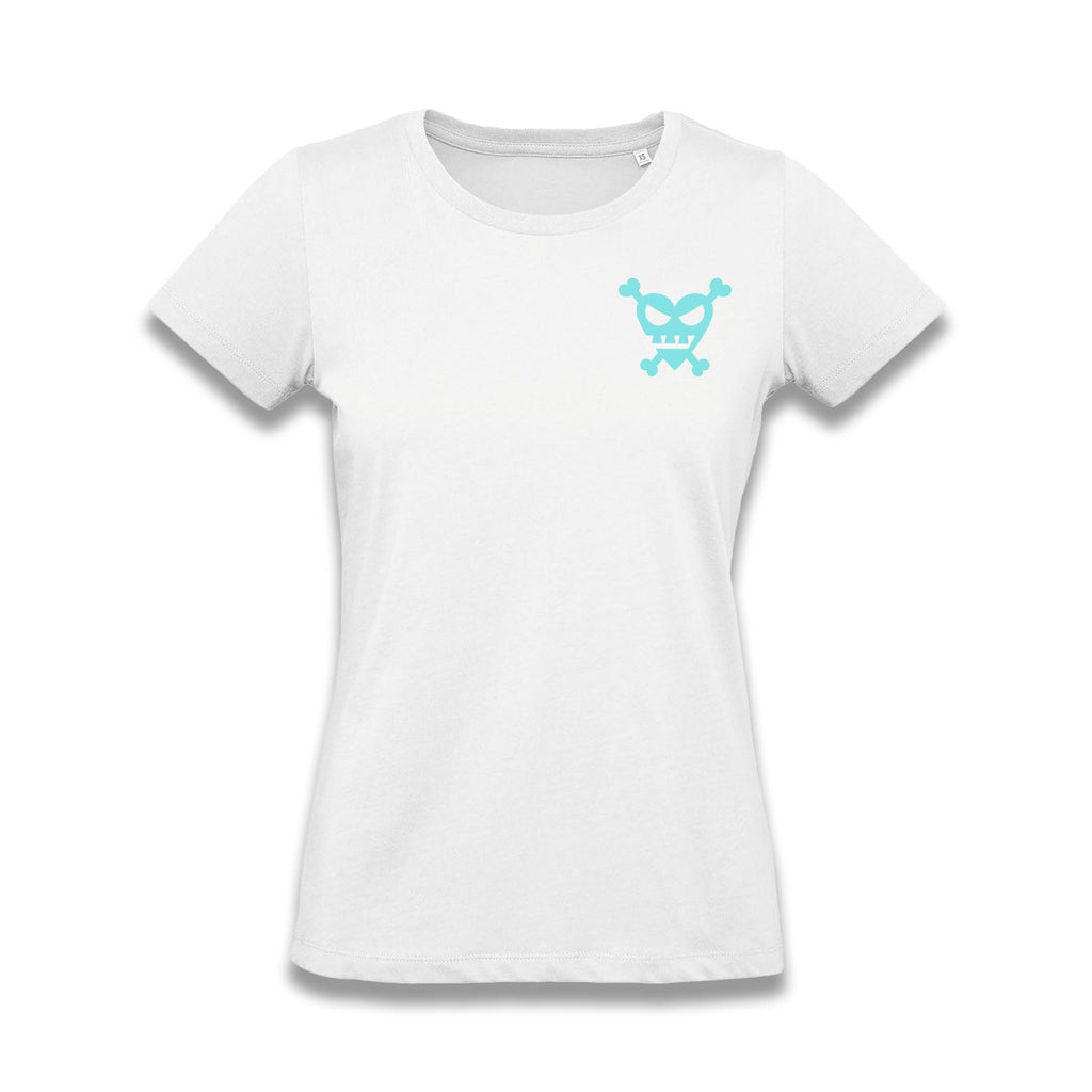 T-shirt Teschio Cuore Bianca – Donna