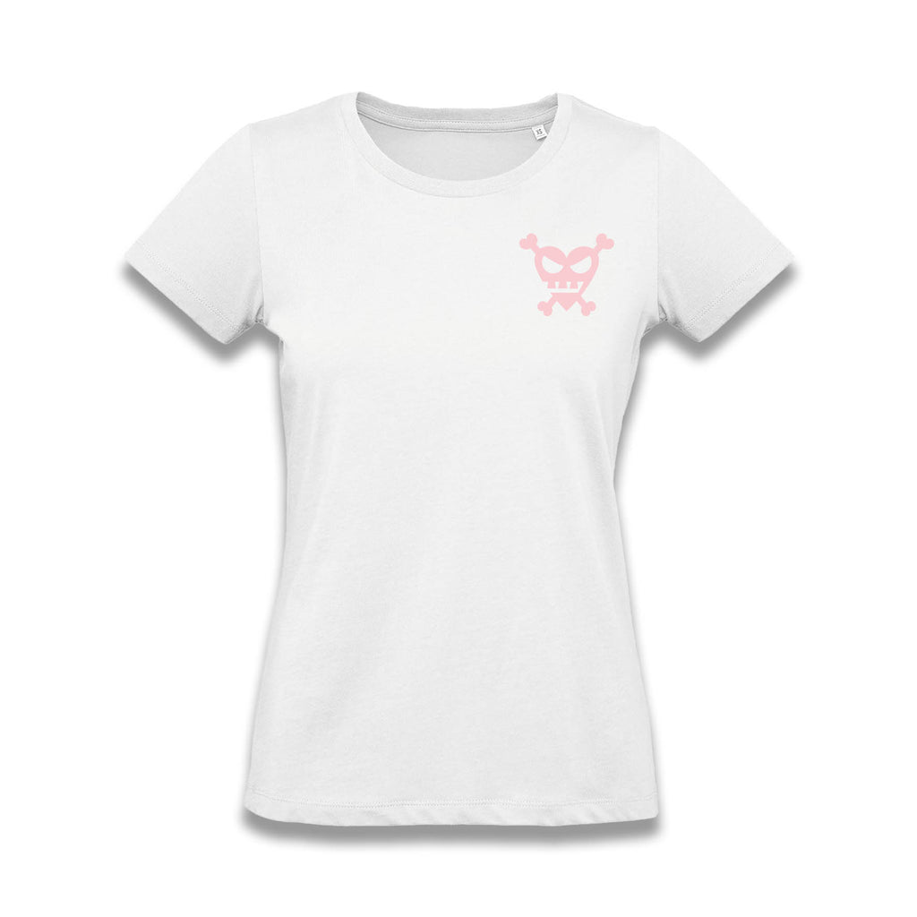 T-shirt Teschio Cuore Bianca – Donna