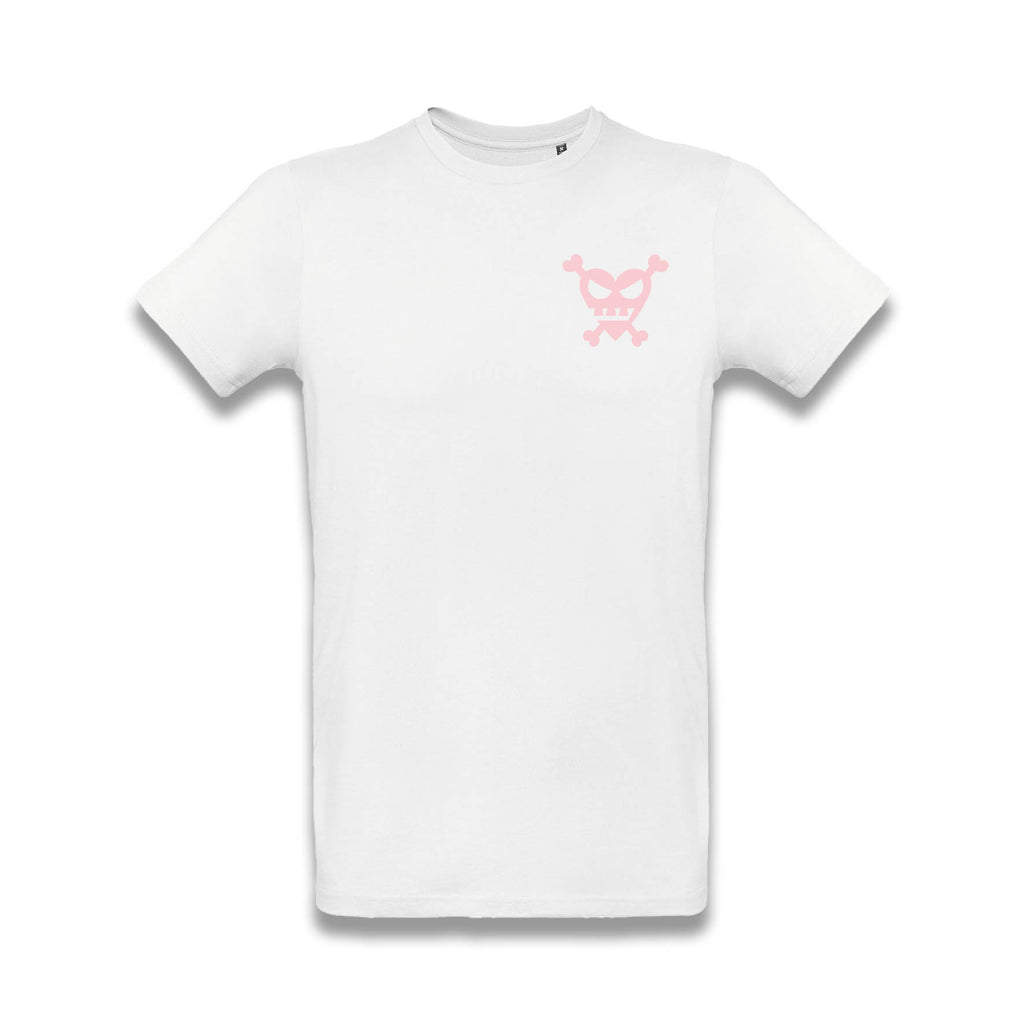 T-shirt Teschio Cuore Bianca - Uomo